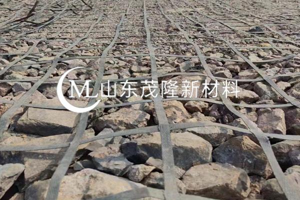 《榮縣快速通道建設項目》鋼塑格柵施工